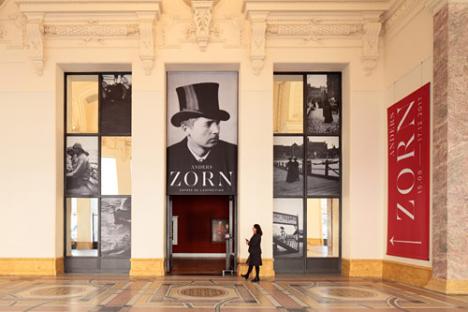 Le Petit Palais lors de l'exposition "Anders Zorn", du 15 septembre au 17 décembre 2017
