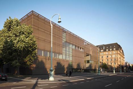 Le nouveau bâtiment de la Kunsthalle de Mannheim 