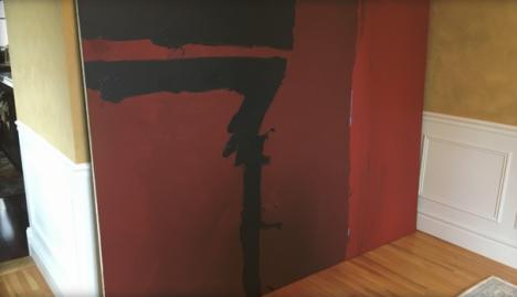 Le tableau Sans titre (1967) de Robert Motherwell volé en 1978 et retrouvé en 2018