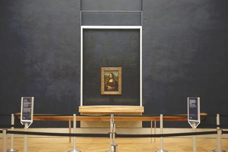 La Joconde dans la Salle des États rénovée du musée du Louvre à Paris. © Photo Antoine Mongodin/Musée du Louvre 2019.