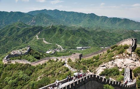 La section Badaling de la Grande Muraille de Chine est fermée depuis le 25 janvier. © CEphoto/Uwe Arans, 2009.