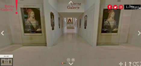 Visite virtuelle de l'exposition Figure d'artiste dans la Petite Galerie. © Musée du Louvre