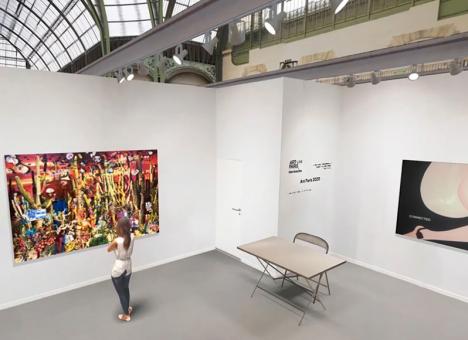 Online viewing room de la galerie Nathalie Obadia pour Art Paris Digital 2020. © Galerie Obadia/Art Paris Digital