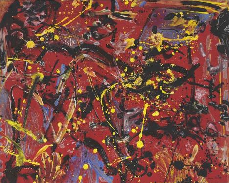 Jackson Pollock, Red Composition, 1946, 48 x 60 cm. © Christie's Images Ltd 2020
