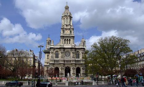 Église de la Sainte-Trinité à Paris. © AlfvanBeem, 2008, CC 0 1.0 public domain
