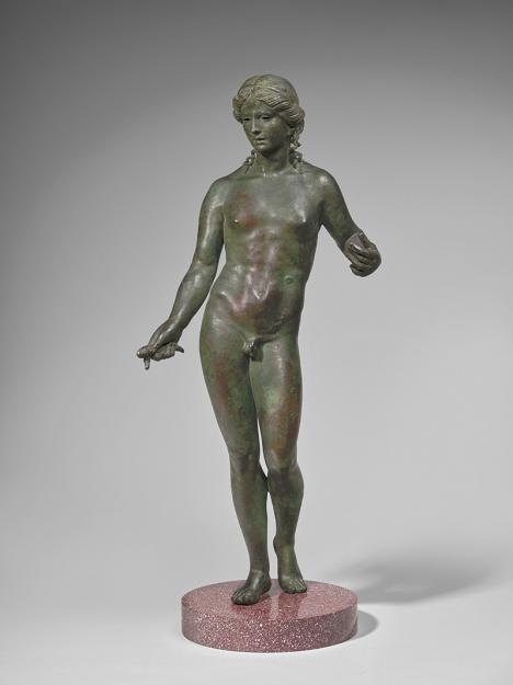 Apollon Citharède, IIe ou Ier siècle av. J.-C., bronze, h. 68 cm. © Musée du Louvre, dist. RMN-GP / Hervé Lewandowski