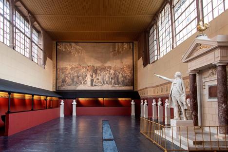 Vue de la salle du Jeu de Paume après restauration. © Château de Versailles / D. Saulnier, 2022