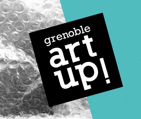 Visuel de communication du salon Grenoble Art Up! Courtesy Art Up!