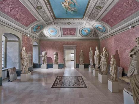 Une salle rénovée du Musée archéologique du Palazzo della Pilotta. © Giovanni Hanninnen