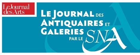 Le Journal des Antiquaires et Galeries par le SNA © Studio Artclair Éditions, graphisme Thomas Doziere