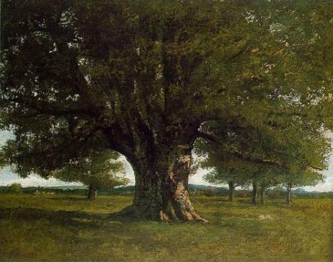 Gustave Courbet (1819–1877) - Le Chêne de Flagey (Le Chêne de Vercingétorix) (1864) - Huile sur toile - 110 x 89 cm