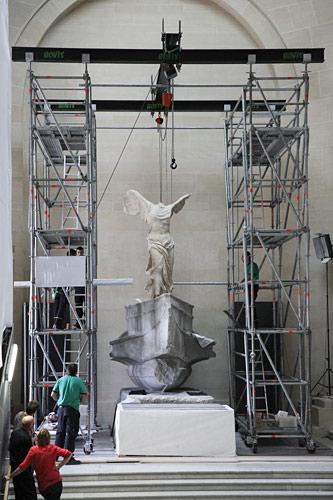 La Victoire de Samothrace (c. -190 av. J.-C.), Musée du Louvre © photo Musée du Louvre / Antoine Mongodin 2014