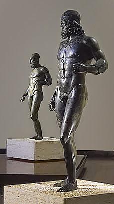 Bronzes de Riace au Musée National de Reggio de Calabre - © Photo Salli - 2007 - Domaine Public