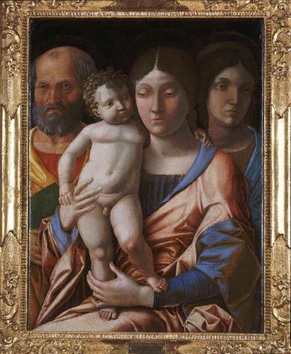 Andrea Mantegna, « Sainte Famille avec une sainte » (1495-1505), 76 x 55,5 cm - musée du Castelvecchio