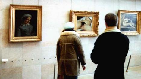 <em>L'Origine du monde</em> de Courbet exposé au musée d'Orsay à Paris
