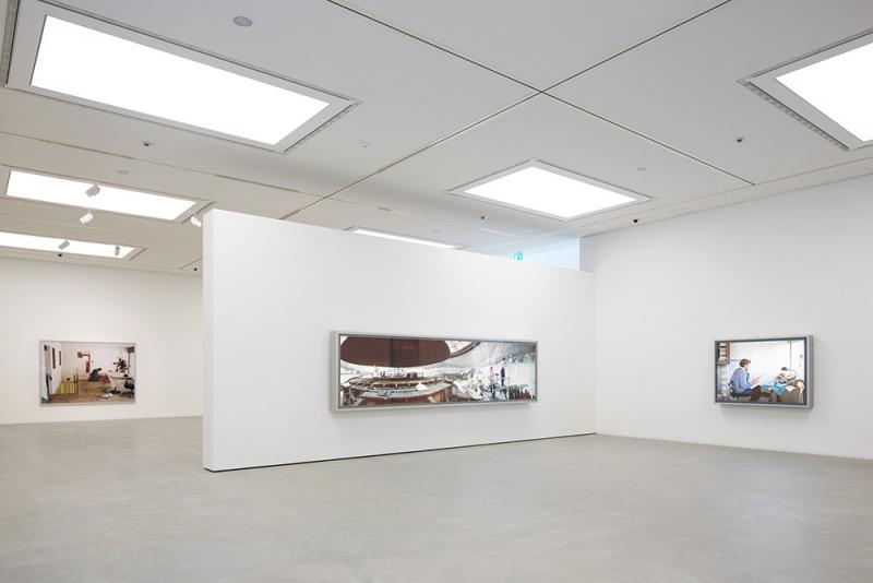 Vue de l'exposition « Jeff Wall - Appearance » à la Kunsthalle de Mannheim