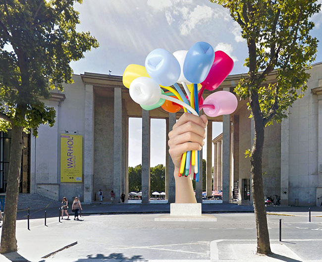 « Bouquet of Tulips » Jeff Koons va rencontrer l'adjoint à la Culture