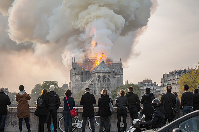 incendie cathedrale notre dame de paris 15 avril 2019 photo courtesy world monuments fund