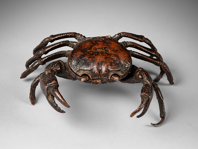 crabe encrier xvie siecle bronze copyright photo christophe de quenetain