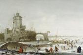 Hendrick Avercamp (1585-1634), Paysage d'hiver avec patineurs et autres figures, 1630. - Crédit : Pixels.com