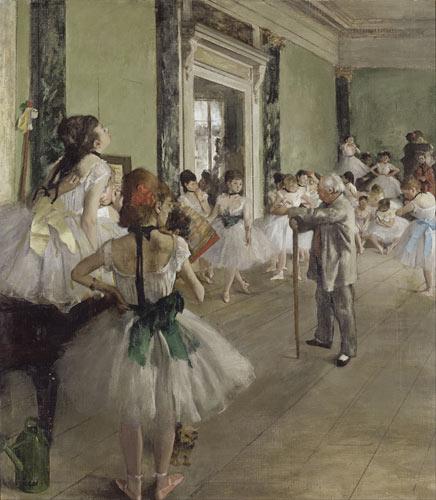 Edgar Degas (1834-1917), <em>La Classe de danse</em> (1871-1874) - huile sur toile, 85&nbsp;x&nbsp;75&nbsp;cm