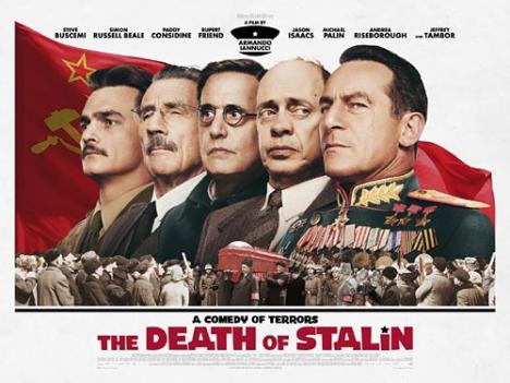 Affiche du film <em>La mort de Staline</em> d’Armando Iannucci, 2017 - sortie en France le 21 mars 2018