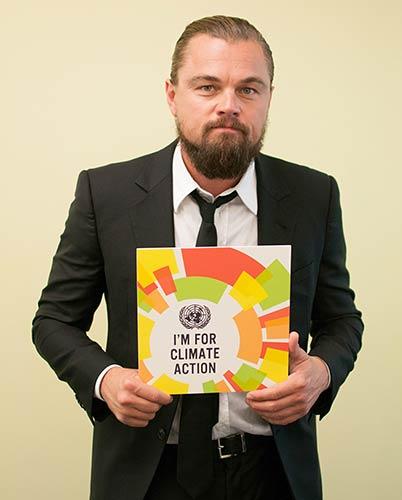 Leonardo DiCaprio soutient le Sommet sur le climat