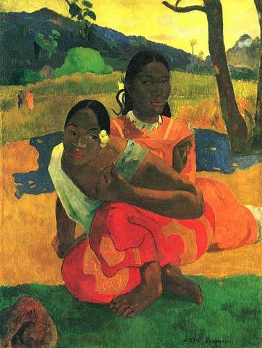  Paul Gauguin, <em>Nafea faa ipoipo (Quand te maries-tu?)</em>, 1892, huile sur toile, 101&nbsp;x&nbsp;77&nbsp;cm