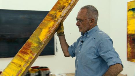 Gerhard Richter dans son atelier 