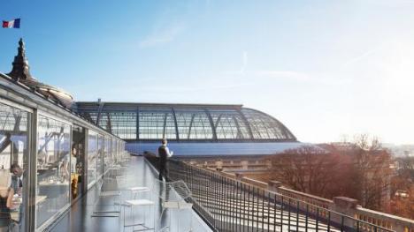 Grand Palais, la terrasse, simulation 2018