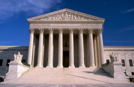 La Cour suprême des États-Unis à Washington