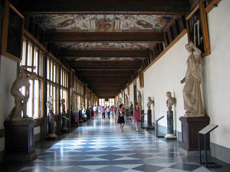 La galerie des Offices, Florence 