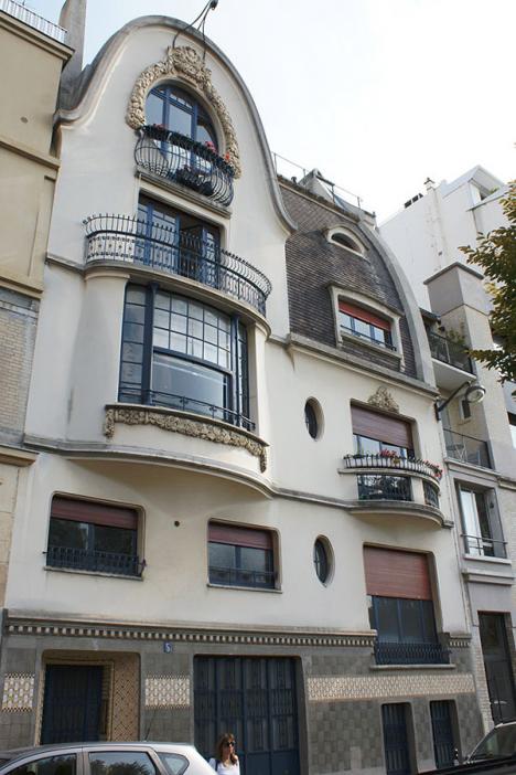 Hôtel particulier de Paul Follot, qui abritera l'institut Giacometti, situé au 5 rue Victor Schoelcher, Paris 14