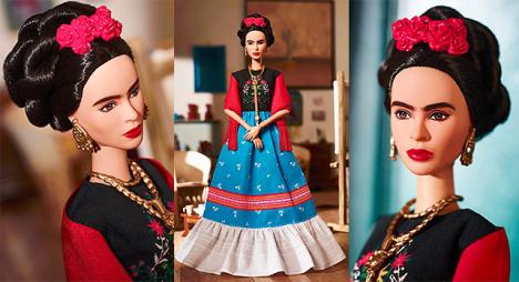 La poupée Barbie à l'effigie de Frida Kahlo