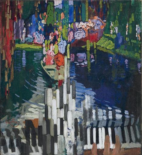 František Kupka, Les Touches de piano. Le Lac