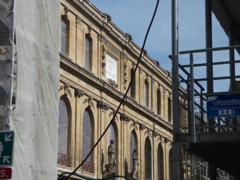 Les travaux au Musée des beaux-arts de Dijon.