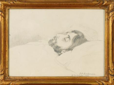 Jean Bernard Eschemann, <em>Marcel Proust sur son lit de mort</em>, 1922
