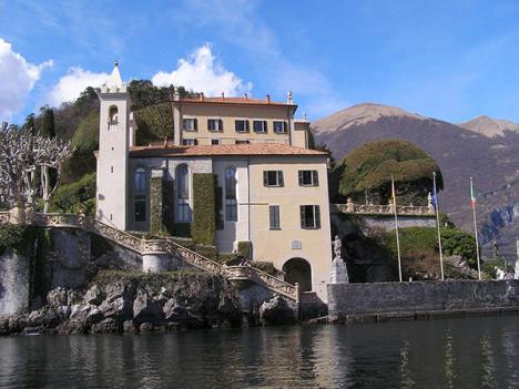 La Villa Balbianello sur les bords du lac de Côme en Italie