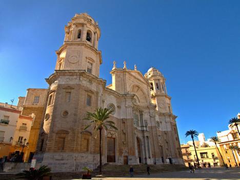La cathédrale de Cadix.