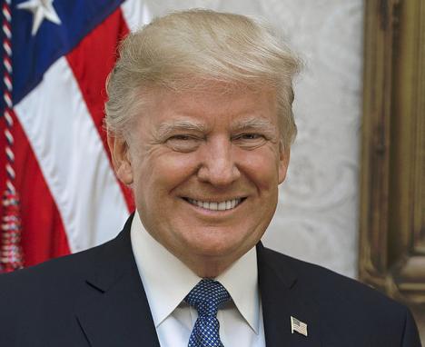 Portrait officiel de Donald Trump, Président des Etats-Unis, 2017
