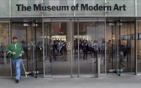 L'entrée du MoMa, à New York.