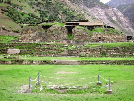 Le site archéologique de Chavin de Huantar dans la région de Ancash, au Pérou.