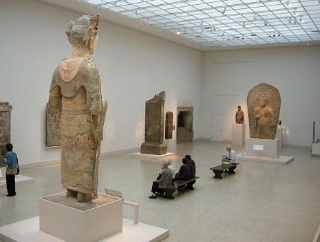 Art chinois dans le Metropolitan Museum of Art, à New York.