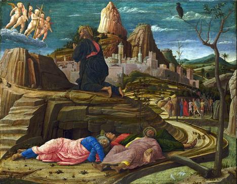 Andrea Mantegna, Le Christ priant au jardin des Oliviers