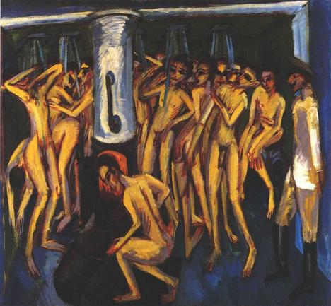 Kirchner Artillerymen Das Soldatenbad