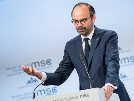 Premier Ministre Français Edouard Philippe à la Conférence MSC, 17 février 2018