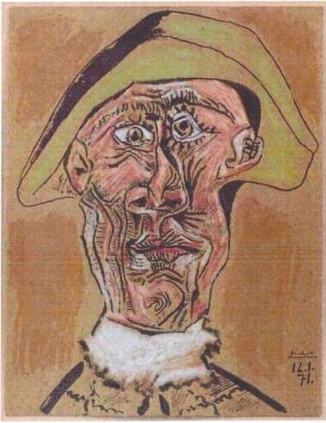 Le tableau Tête d'arlequin de Pablo Picasso volé à la Kunsthal de Rotterdam en 2012