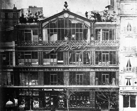 L'atelier de Nadar au 35, boulevard des Capucines, en 1860.