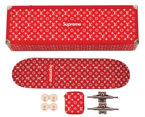 Skateboard Supreme Louis Vuitton 