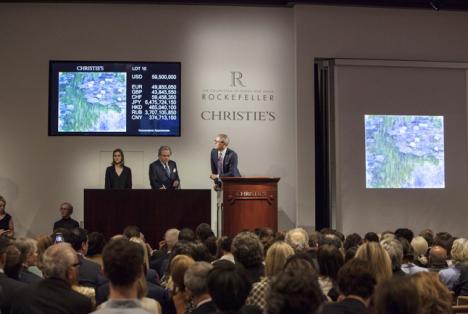La vente de la collection Rockefeller, en 2018 à New York, Christie's images Limited